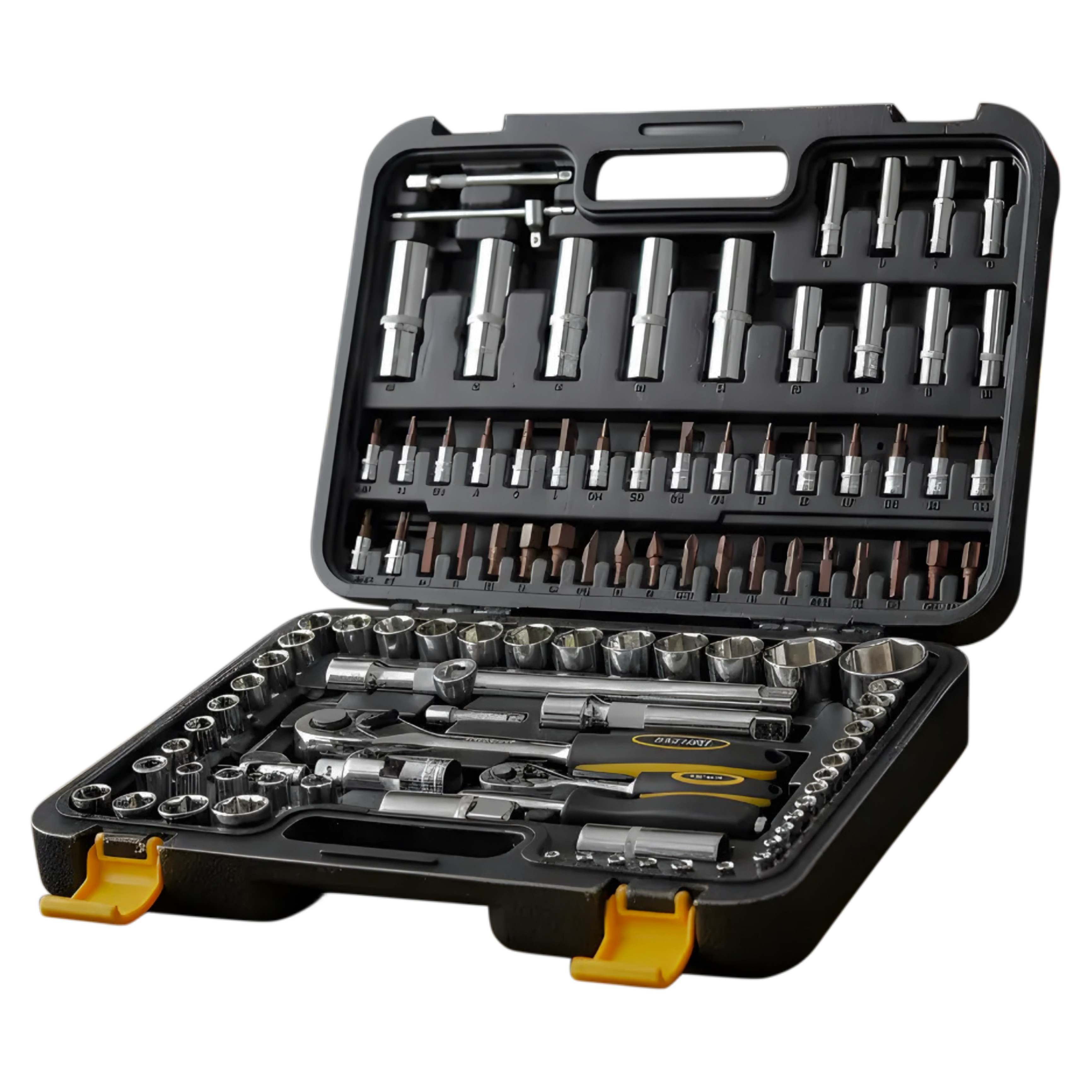 Juego de Cubos 1/2" y 1/4" - - 108 Pzs